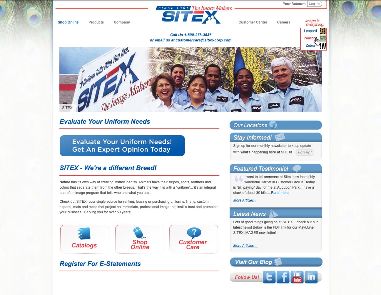 SiteX Corp Website 2