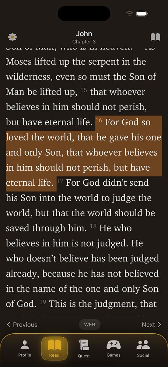 Bible Warden screen